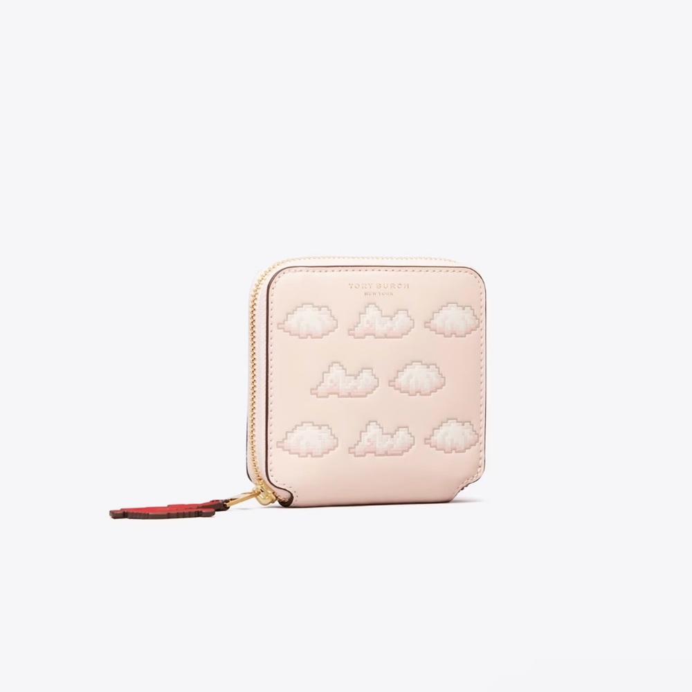 Limited Edition Tory Burch Year of the Dragon wallet in Delicate Pink NWT